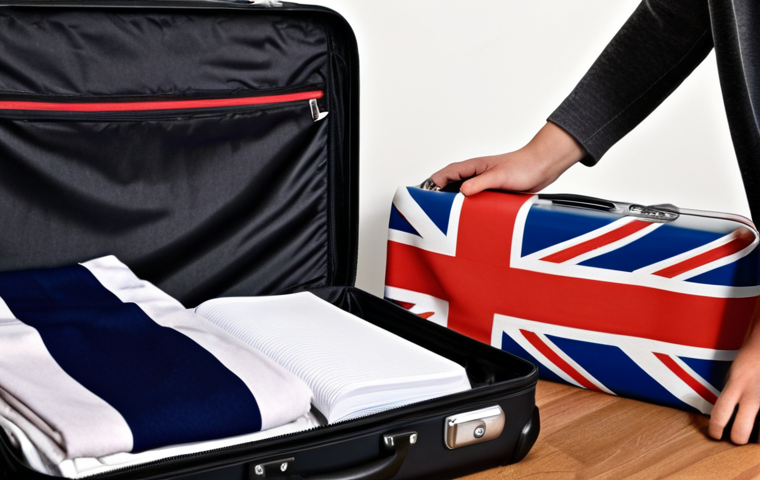 A student packing a suitcase with clothes and books, with a New Zealand flag in the background, symbolizing preparation for studying abroad.